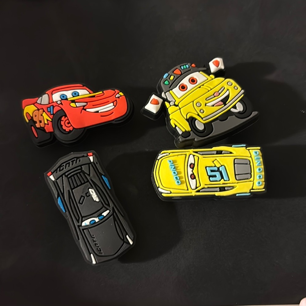4 Cars Movie Croc Charms